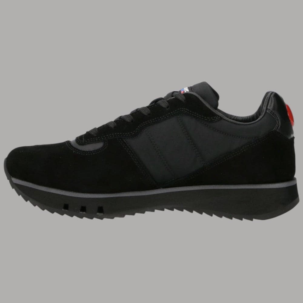 Blauer Sneakers Tokyo Nere, Pelle Scamosciata, Suola EVA Comfort - 4