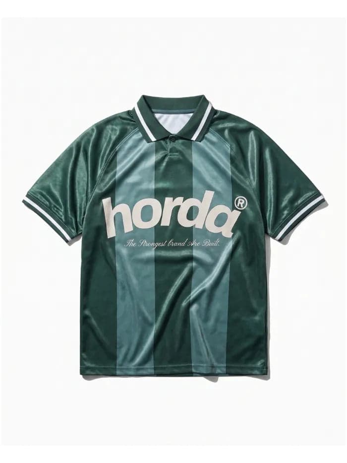 Polo Horda Calcio Style Mesh Riciclato Forest Green - 5