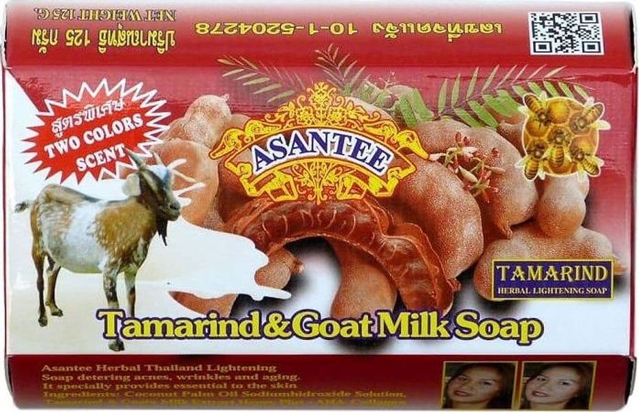 ASANTEE TAMARIND & GOAT MILK HERBAL SOAP 125G FOR BATHING