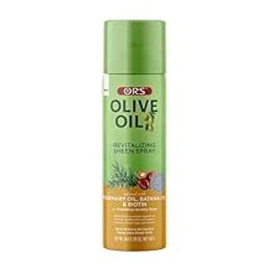 ORS OLIVE OIL REVITALIZING SHEEN SPRAY INFUSED WITH ROSEMARY OIL, BATANA OIL & BIOTIN FOR PROMOTING HEALTHY SHINE 421ML PER CAPELLI