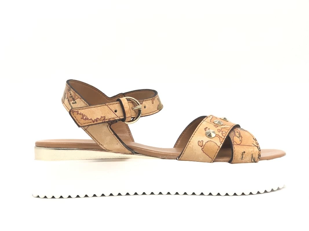 ALVIERO MARTINI 1 Classe Sandalo donna Natural geo intrecciato - 6