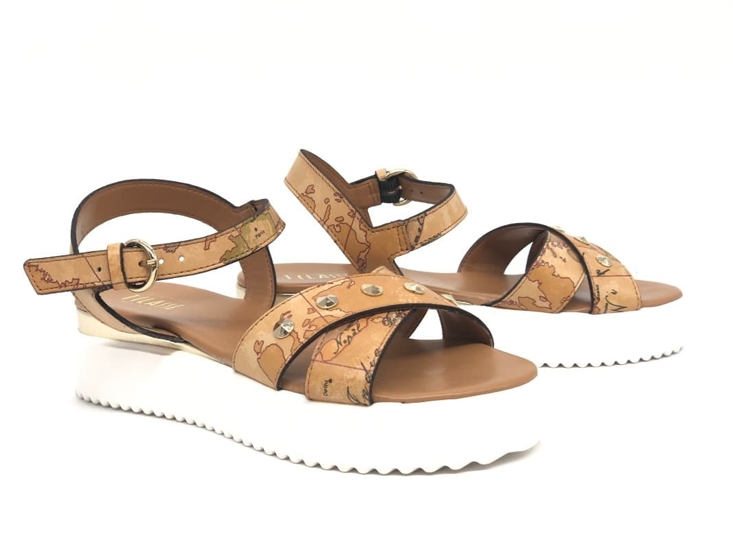 ALVIERO MARTINI 1 Classe Sandalo donna Natural geo intrecciato - 4