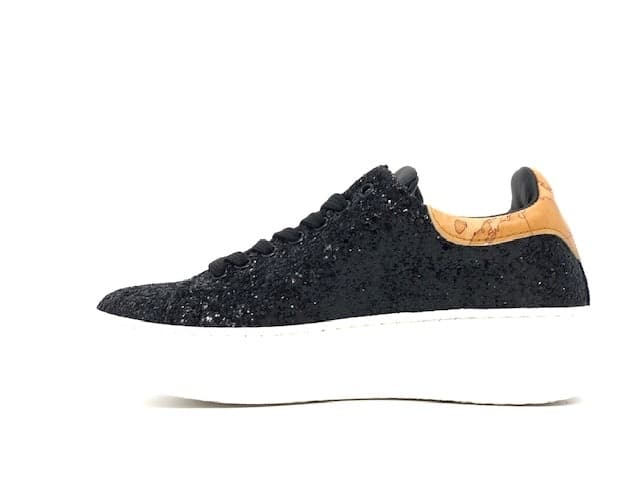 ALVIERO MARTINI 1 CLASSE Sneakers donna Black Glitter - 5