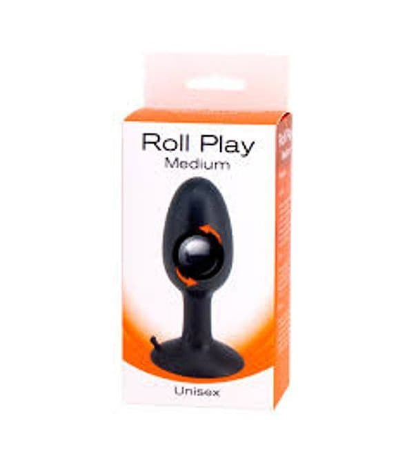 Seven Creations Roll Play Medium Plug Anale Silicone con Sfera Interna 10 cm - 4