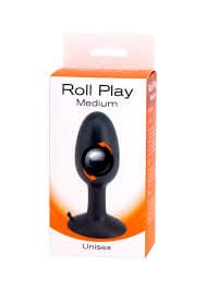 Seven Creations Roll Play Medium Plug Anale Silicone con Sfera Interna 10 cm - 4