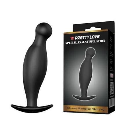 Plug anale stimolatore prostatico 11 cm silicone Pretty Love curvo progressivo - 6