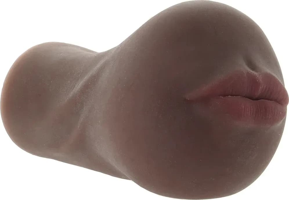CalExotics Stroke It Mouth Masturbatore Uomo Orale TPR IPER Realistico 17,75 cm - 8