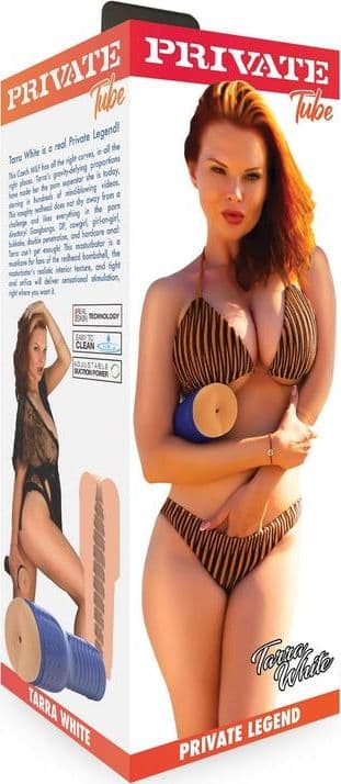 Private Tube Tarra White Legend Ass Masturbatore Maschile Realistico con Tunnel Stimolante 26 cm - 11