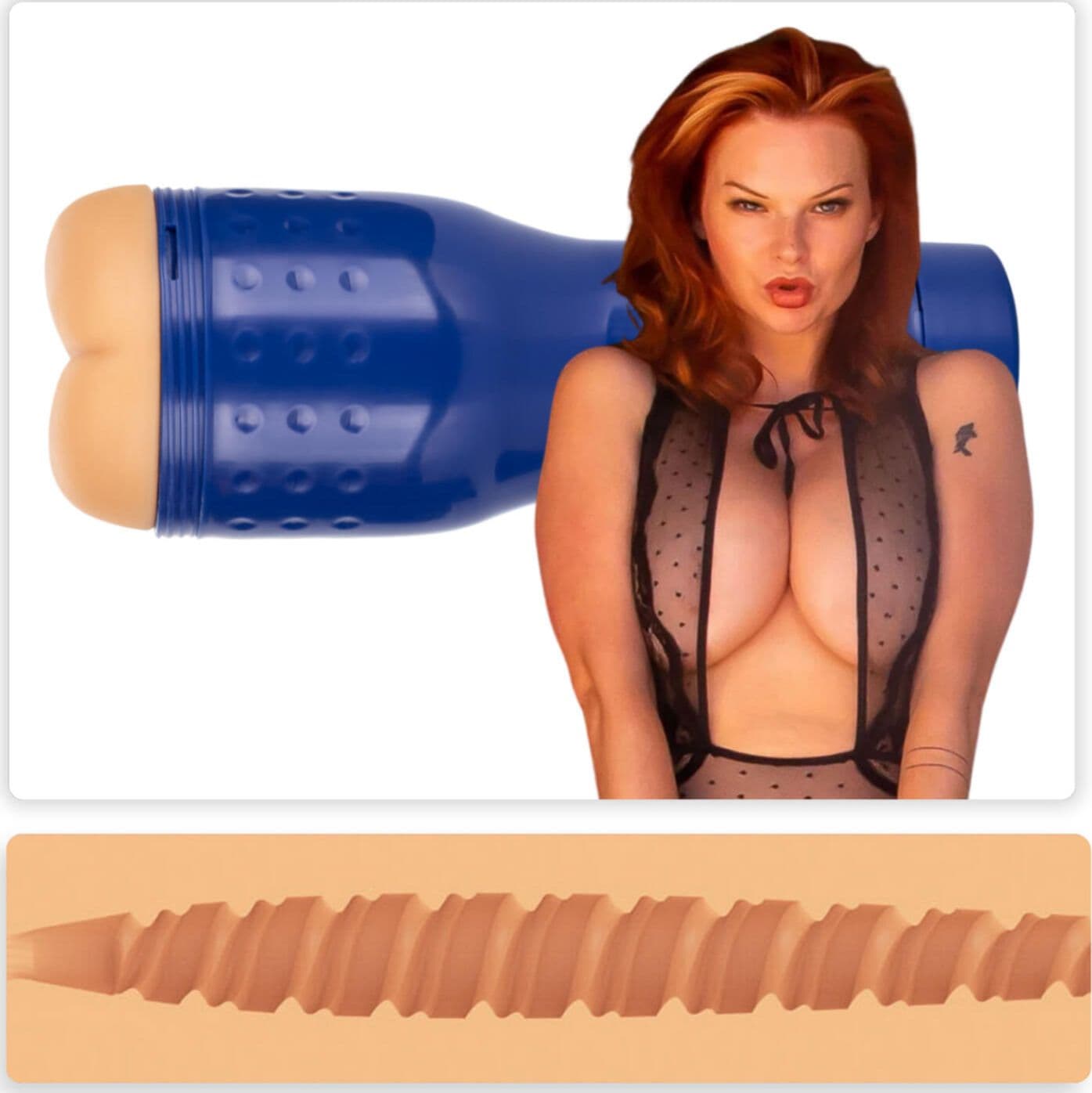 Private Tube Tarra White Legend Ass Masturbatore Maschile Realistico con Tunnel Stimolante 26 cm - 8