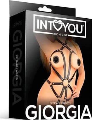 Body harness costrittivo INTOYOU BDSM line Giorgia HARNESS BONDAGE - 4