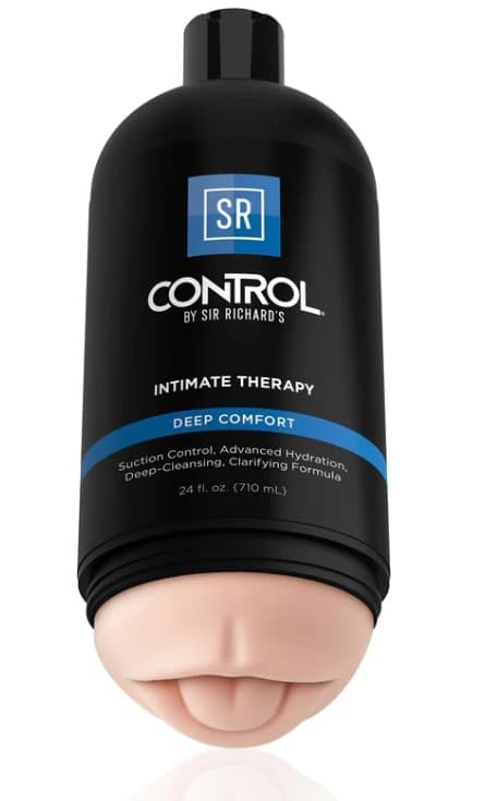 Sir Richard's Control Oral Stroker Masturbatore Uomo Fanta Flesh 21,6 cm - 7
