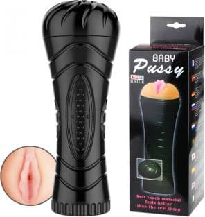 Baby pussy masturbatore uomo a vagina morbido 24 cm