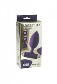 Plug anale Spice IT UP2 in 1 con palla interna 10 vibrazioni 11 cm inseribile 9 - 7