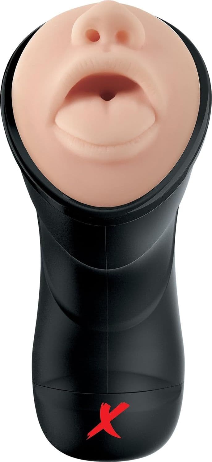 Pipedream PDX Elite Deep Throat Masturbatore Uomo Vibrante Fanta Flesh 24 cm - 2