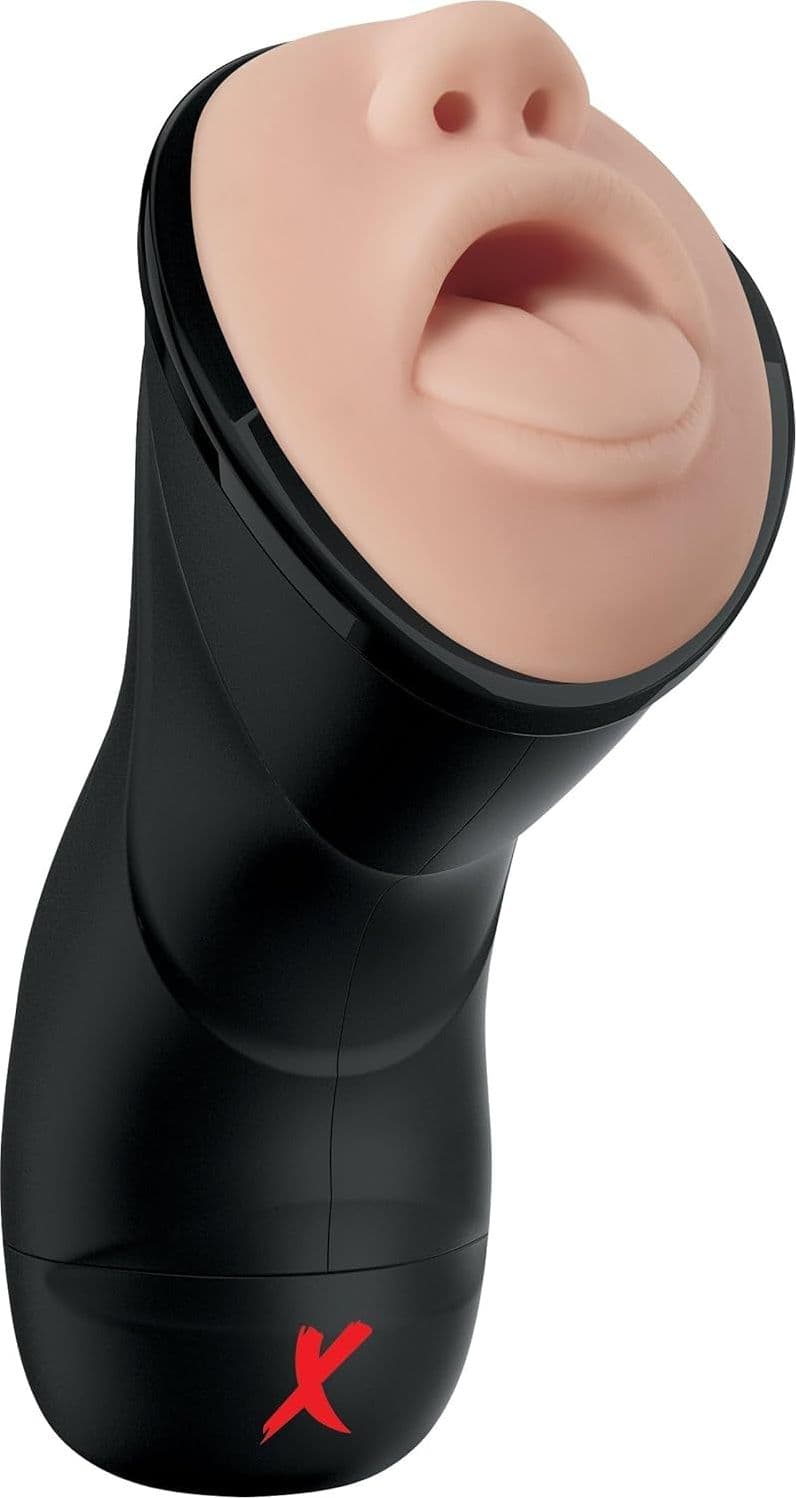 Pipedream PDX Elite Deep Throat Masturbatore Uomo Vibrante Fanta Flesh 24 cm - 3