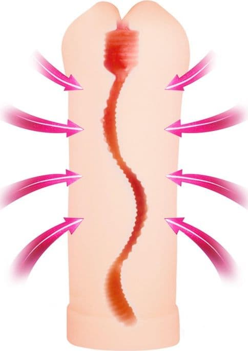 Baile Angel Passion Lady Masturbatore Uomo bocca Realistico TPE - 2