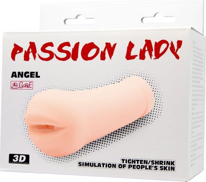 Baile Angel Passion Lady Masturbatore Uomo bocca Realistico TPE - 3