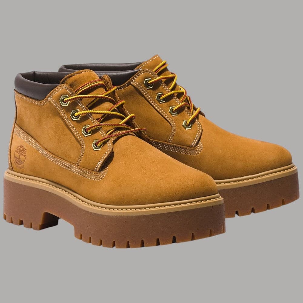 Timberland Stivale Donna Impermeabile Platform Giallo Nabuk - 5