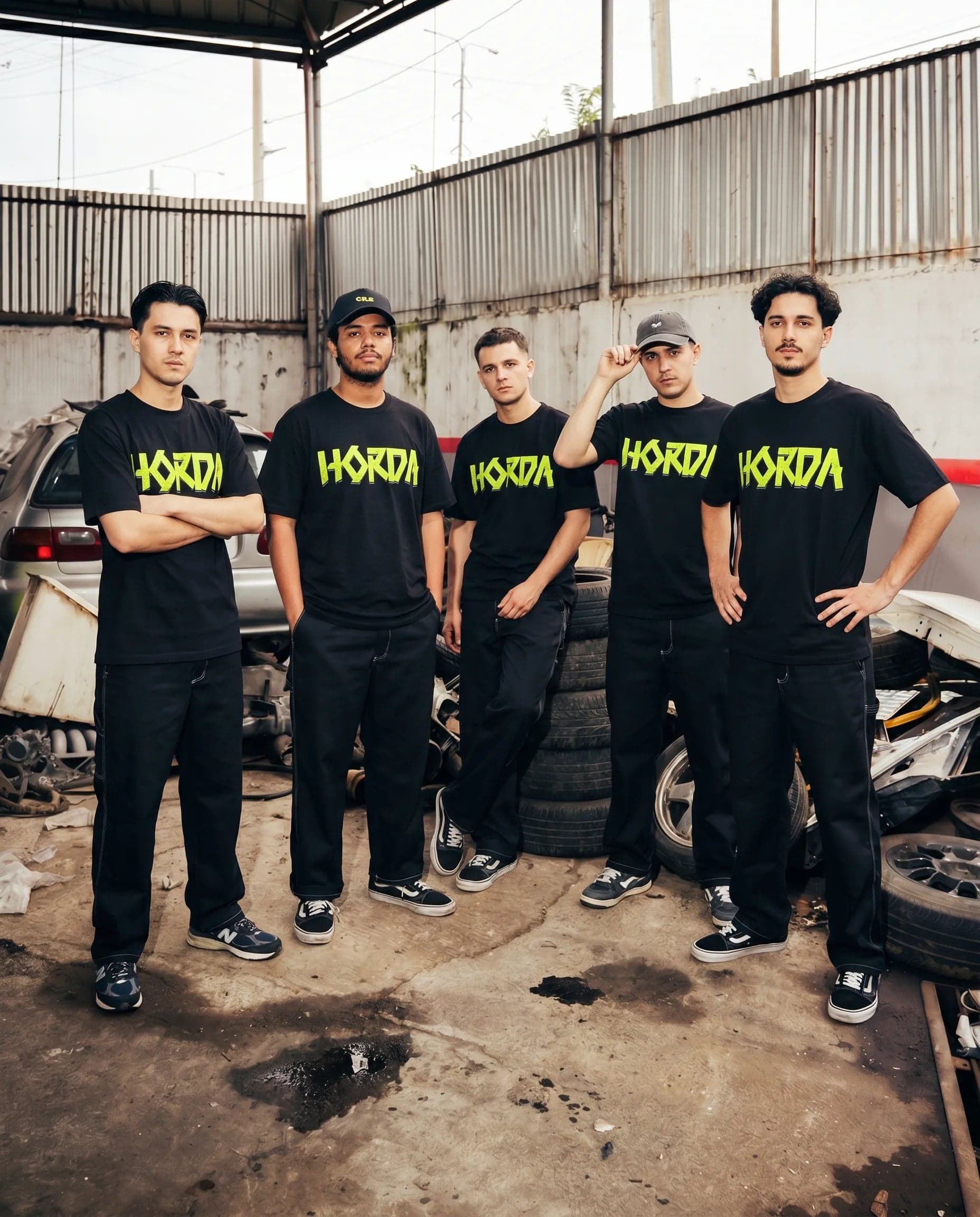 T-Shirt Tapeflow Black Boxy Fit 220 GSM  Horda Brand - 4
