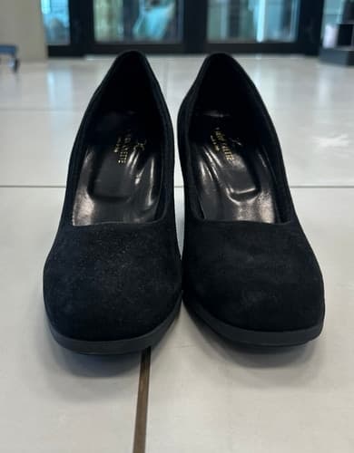 COLETTE Décolleté scamosciato nero tacco 50 - 2