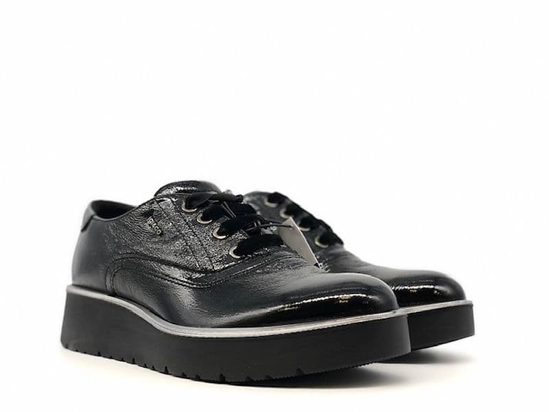 IGI &amp; CO. Francesina Donna Vernice Naplak Nero - 6