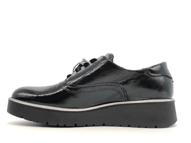 IGI &amp; CO. Francesina Donna Vernice Naplak Nero - 5