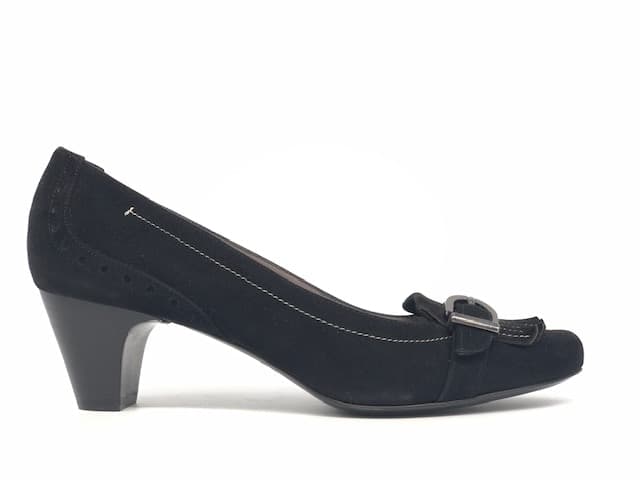 WANDA D'ARAGONA Decollt Camoscio Nero - 4