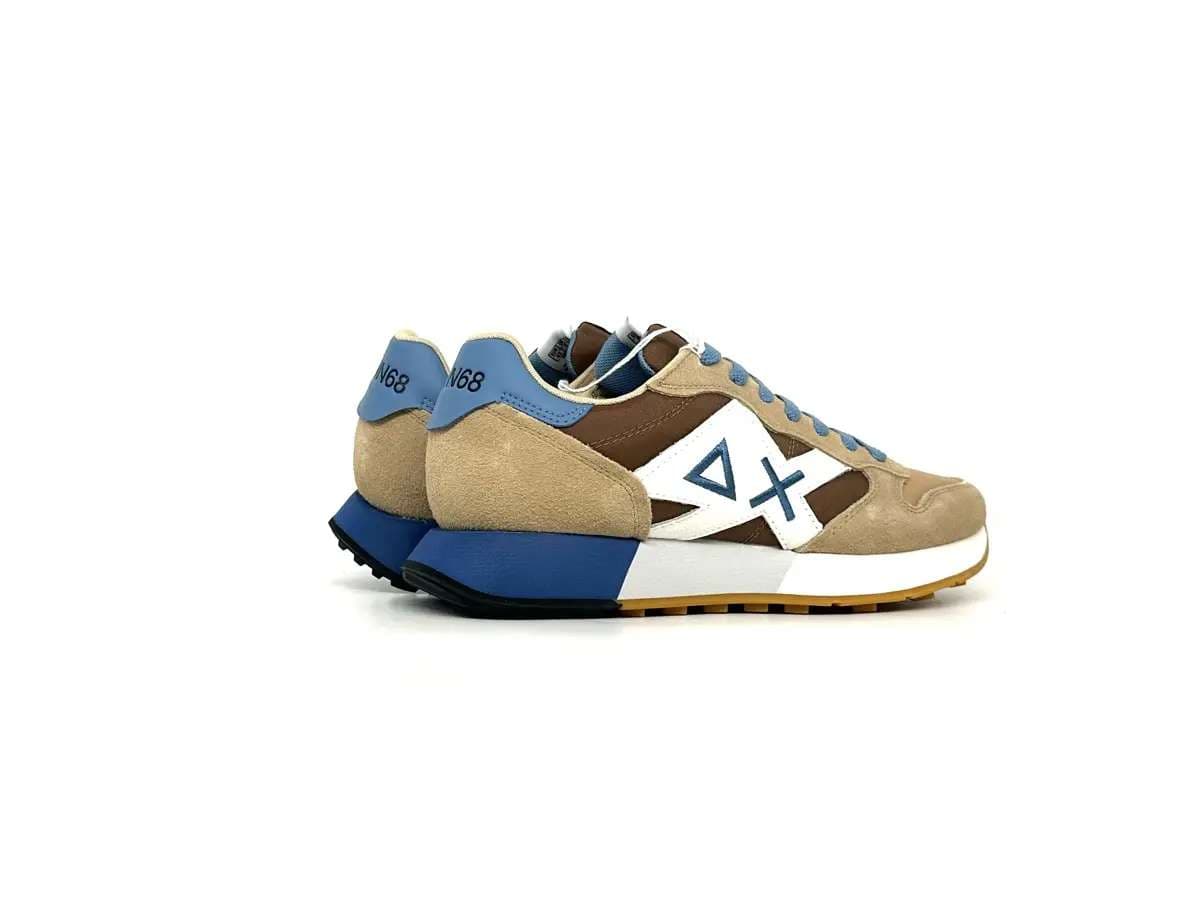 Sun68 sneakers uomo Jaki 2.0 Bicolor beige volpe - 2