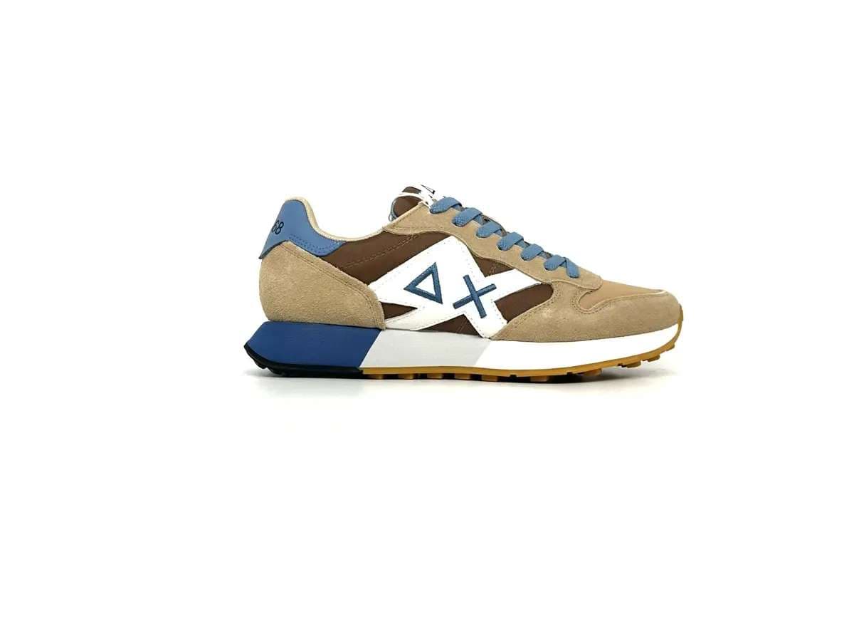 Sun68 sneakers uomo Jaki 2.0 Bicolor beige volpe - 5