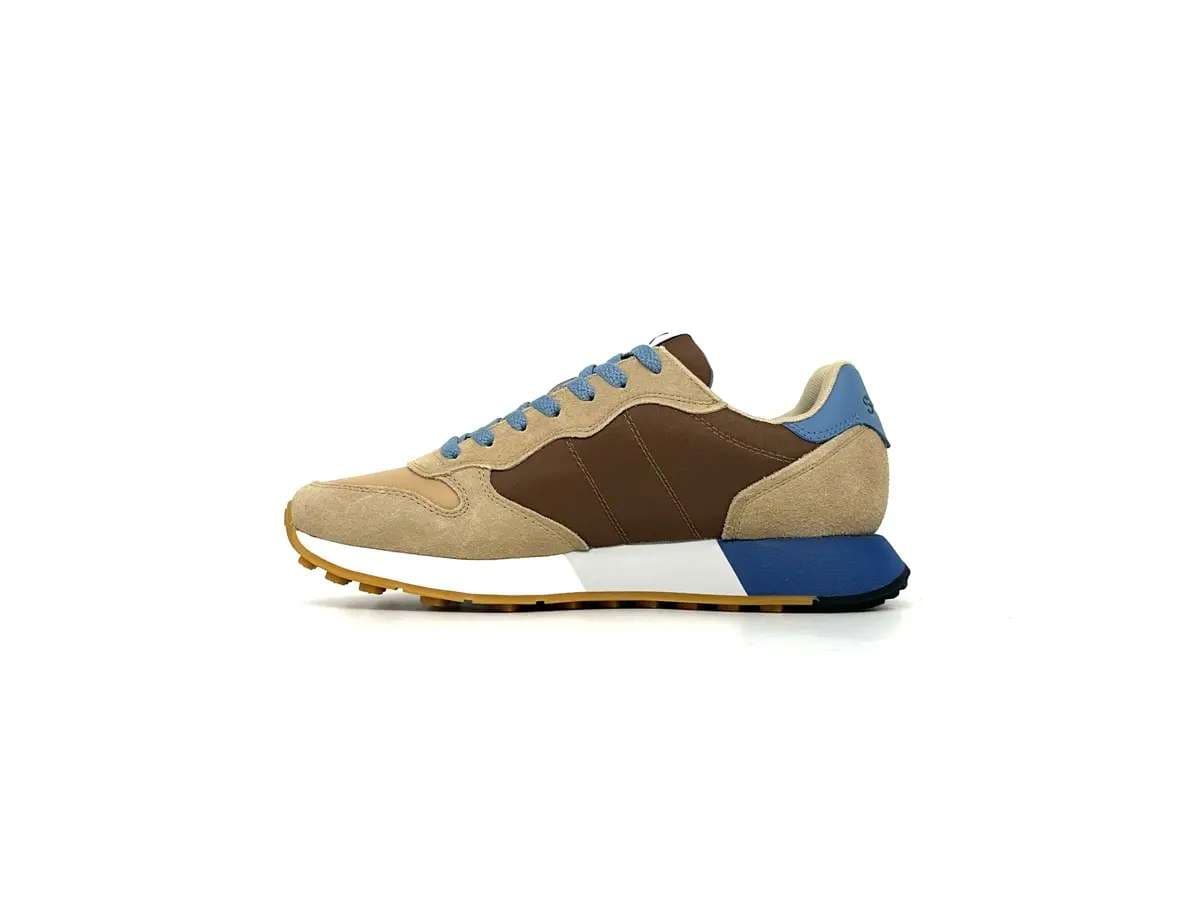 Sun68 sneakers uomo Jaki 2.0 Bicolor beige volpe - 6