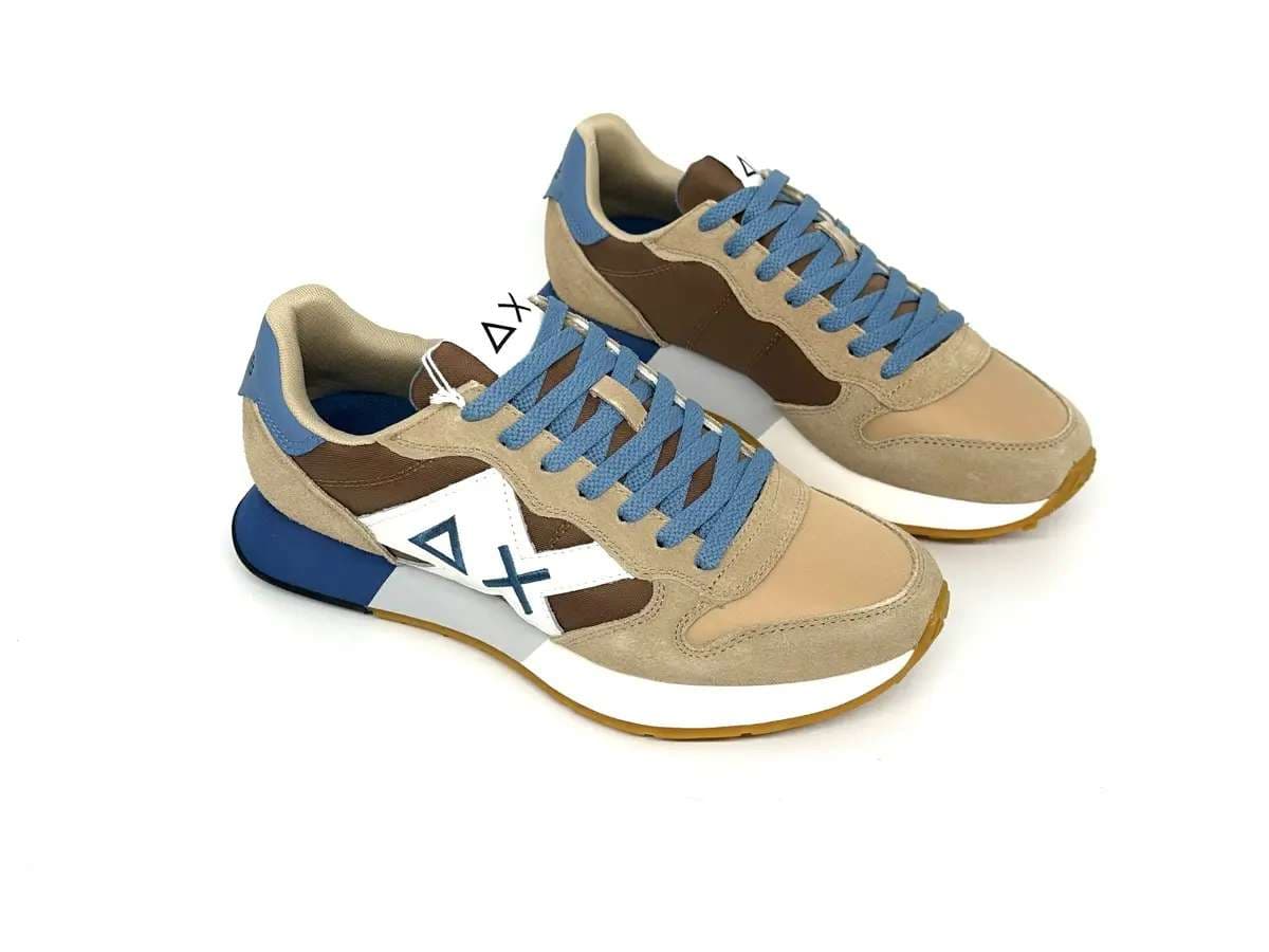 Sun68 sneakers uomo Jaki 2.0 Bicolor beige volpe - 7
