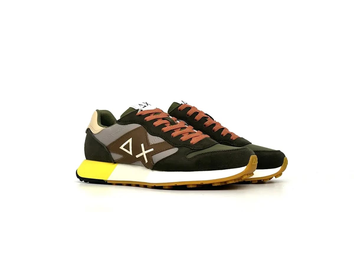 Sun68 sneakers uomo Jaki 2.0 Bicolor militare stone - 8