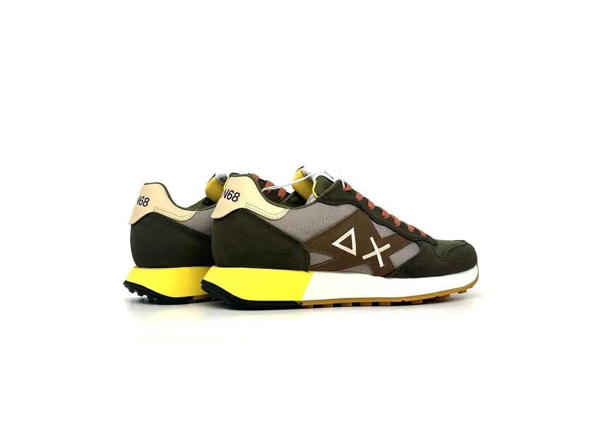 Sun68 sneakers uomo Jaki 2.0 Bicolor militare stone - 2