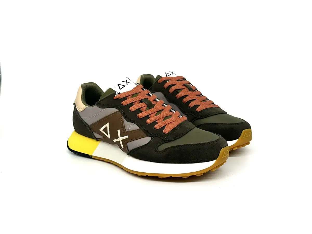 Sun68 sneakers uomo Jaki 2.0 Bicolor militare stone - 4