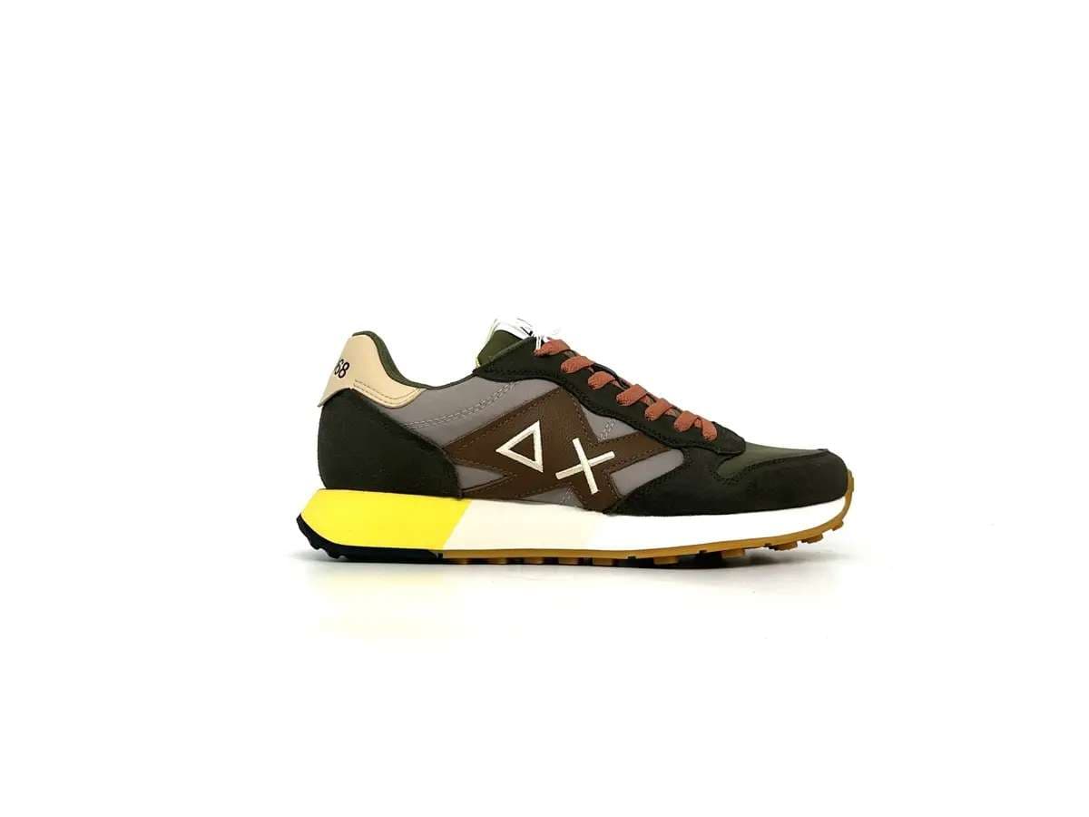 Sun68 sneakers uomo Jaki 2.0 Bicolor militare stone - 5