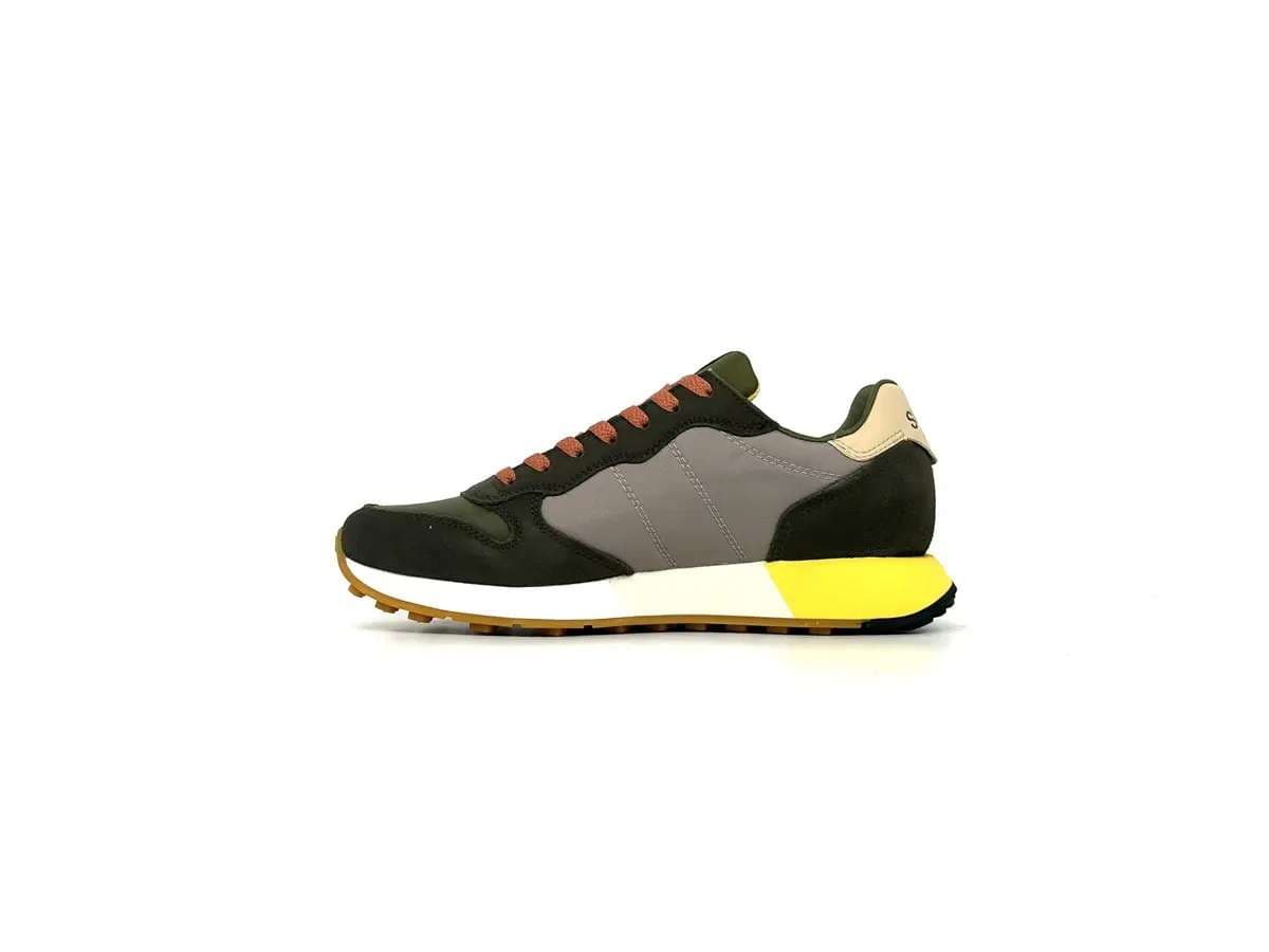 Sun68 sneakers uomo Jaki 2.0 Bicolor militare stone - 6