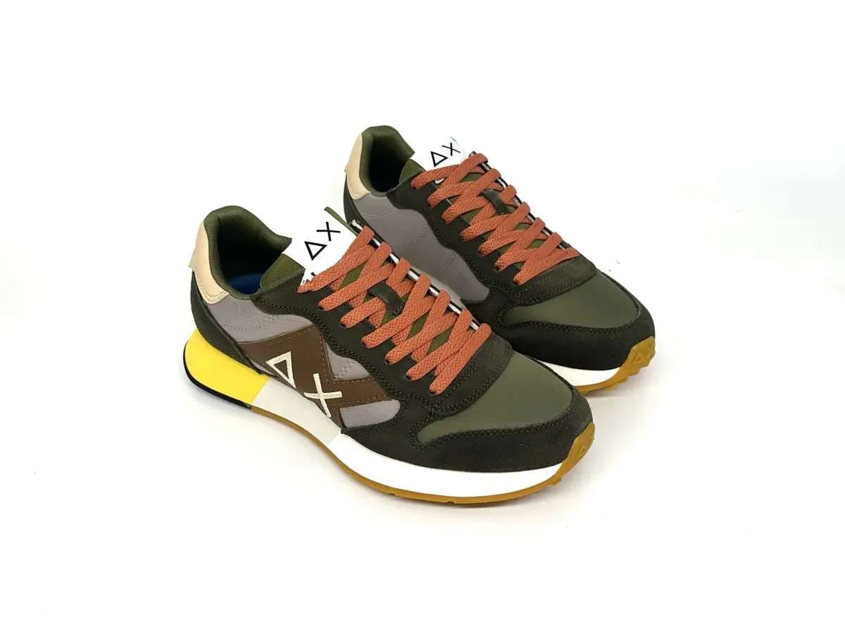 Sun68 sneakers uomo Jaki 2.0 Bicolor militare stone - 7