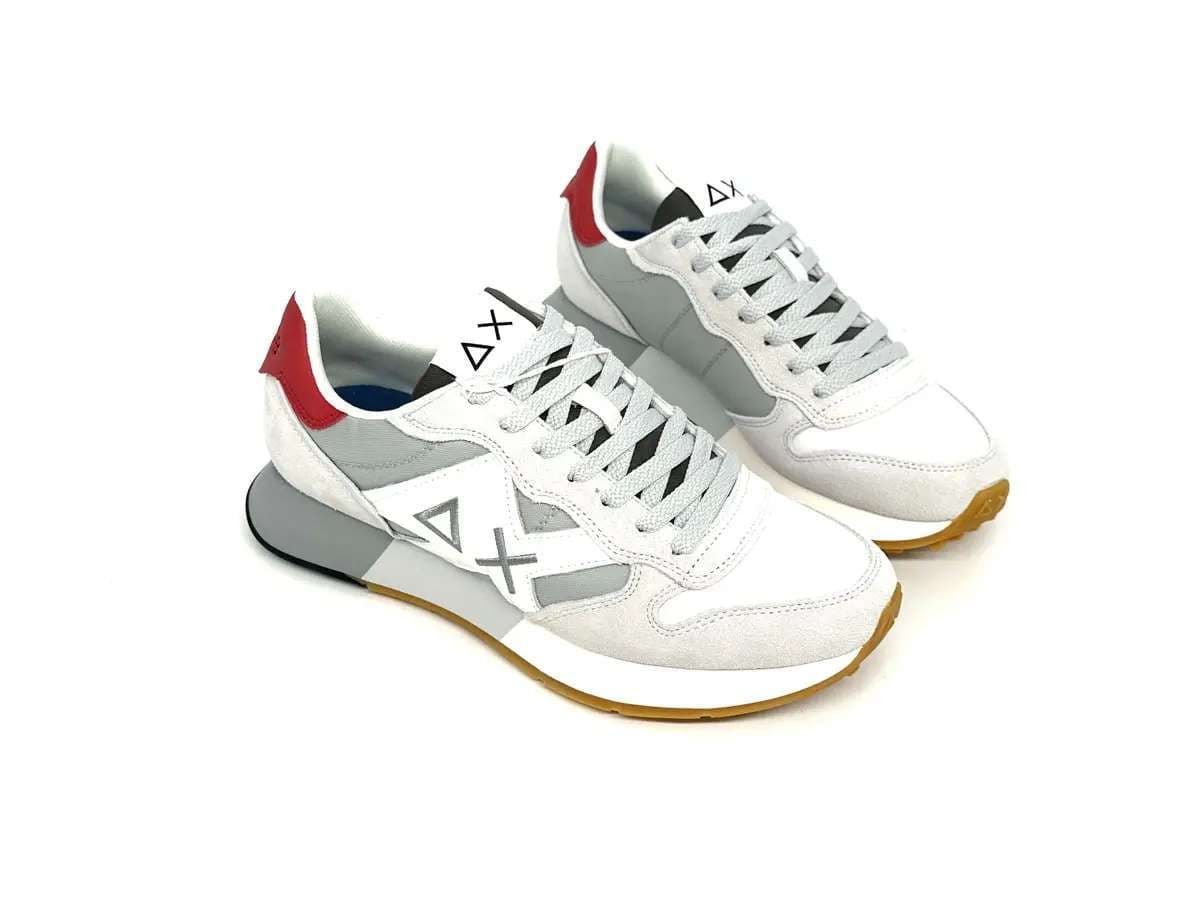 Sun68 sneakers uomo Jaki 2.0 Bicolor bianco grigio - 4
