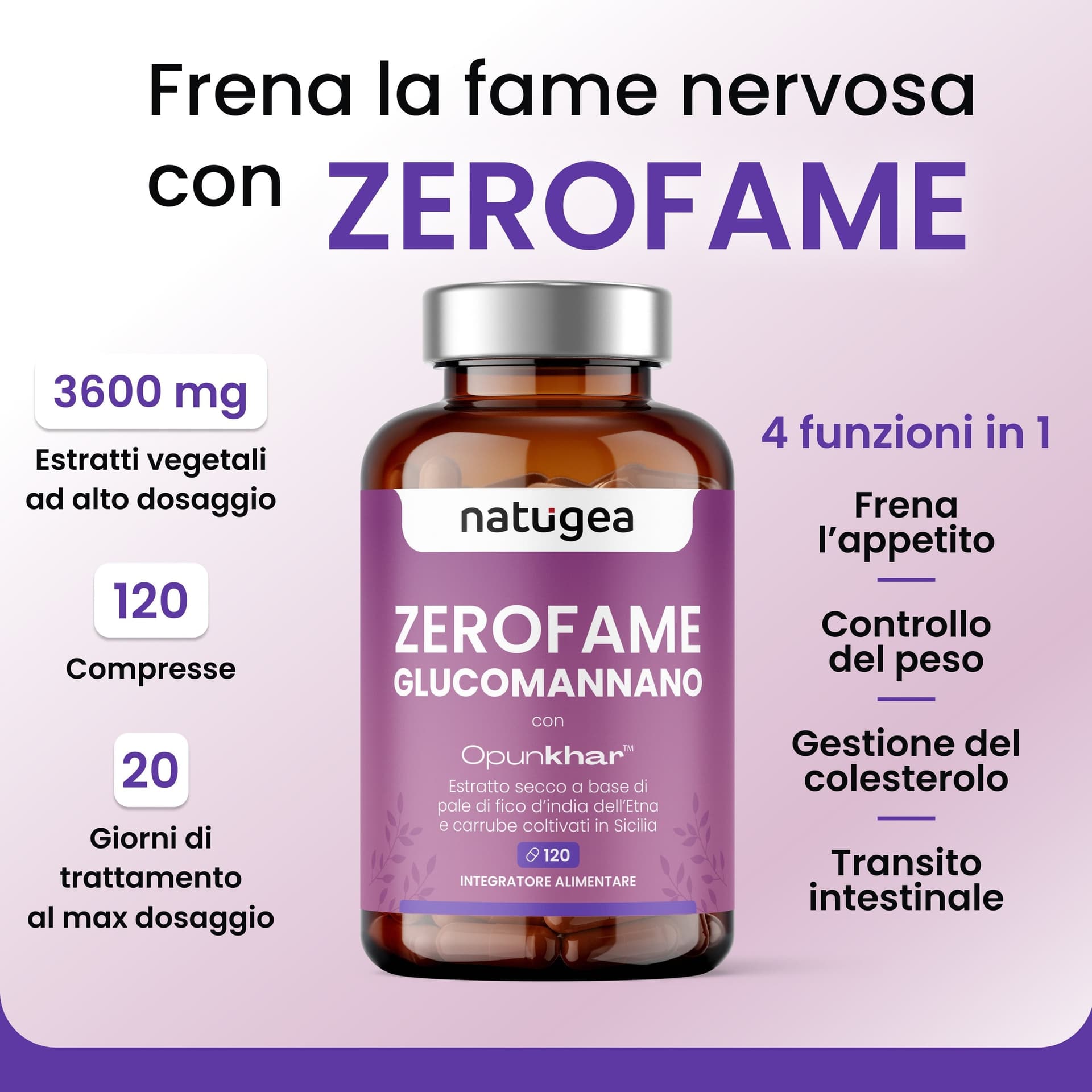 Glucomannano ZEROFAME® con Opunkhar® - 5