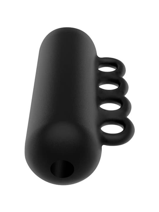 Masturbatore uomo Tensek 5 Manuale Nero in TPE con Impugnatura per presa forte - 3