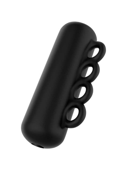 Masturbatore uomo Tensek 5 Manuale Nero in TPE con Impugnatura per presa forte - 4