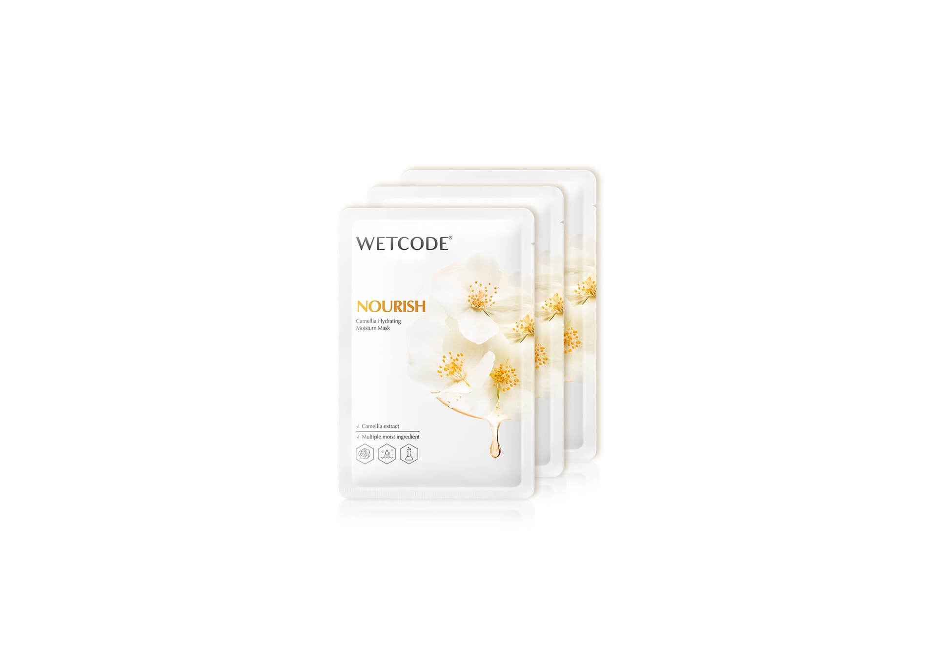 WETCODE - Camellia Hydrating Moisture Mask *10pz - 2