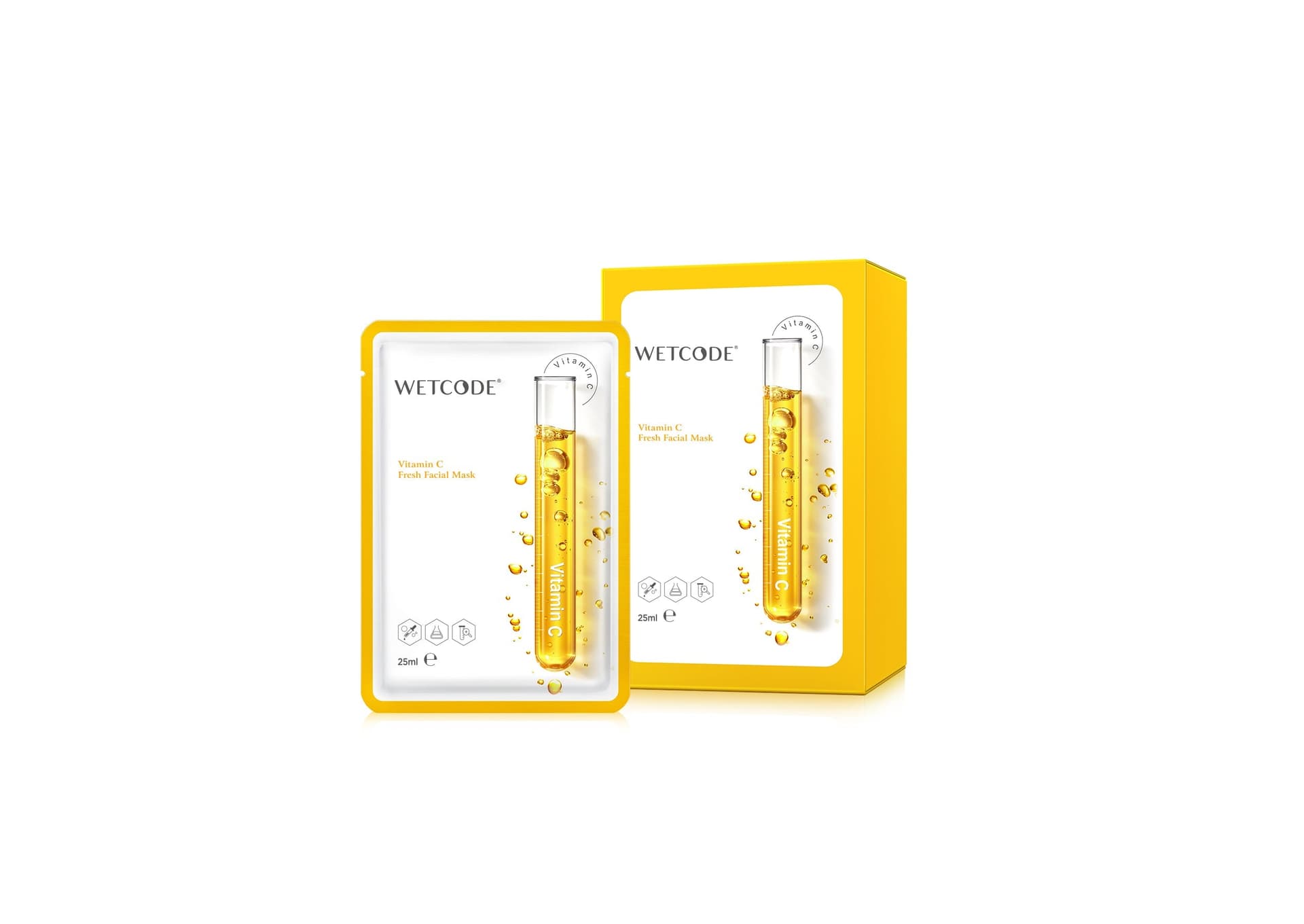 WETCODE - Vitamin C Fresh Facial Mask *5pz - 2