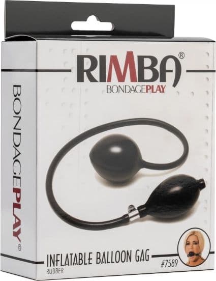 Bondage Gag gonfiabile Rimba in lattice ideale per giochi BDSM fetish morso - 2