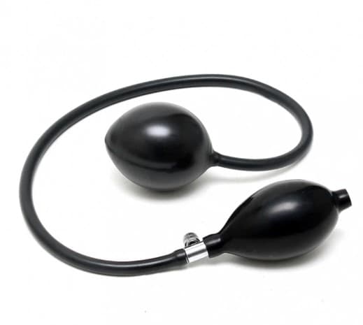 Bondage Gag gonfiabile Rimba in lattice ideale per giochi BDSM fetish morso - 4