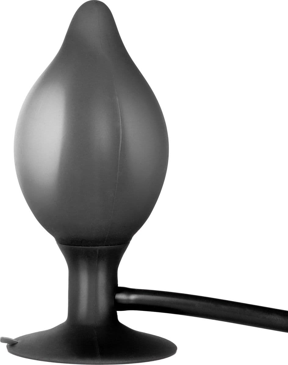 Plug anale gonfiabile Booty Call Medium 11,5 cm stimolatore prostatico ventosa - 4