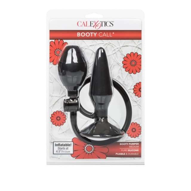 Plug anale gonfiabile Booty Call Medium 11,5 cm stimolatore prostatico ventosa - 6
