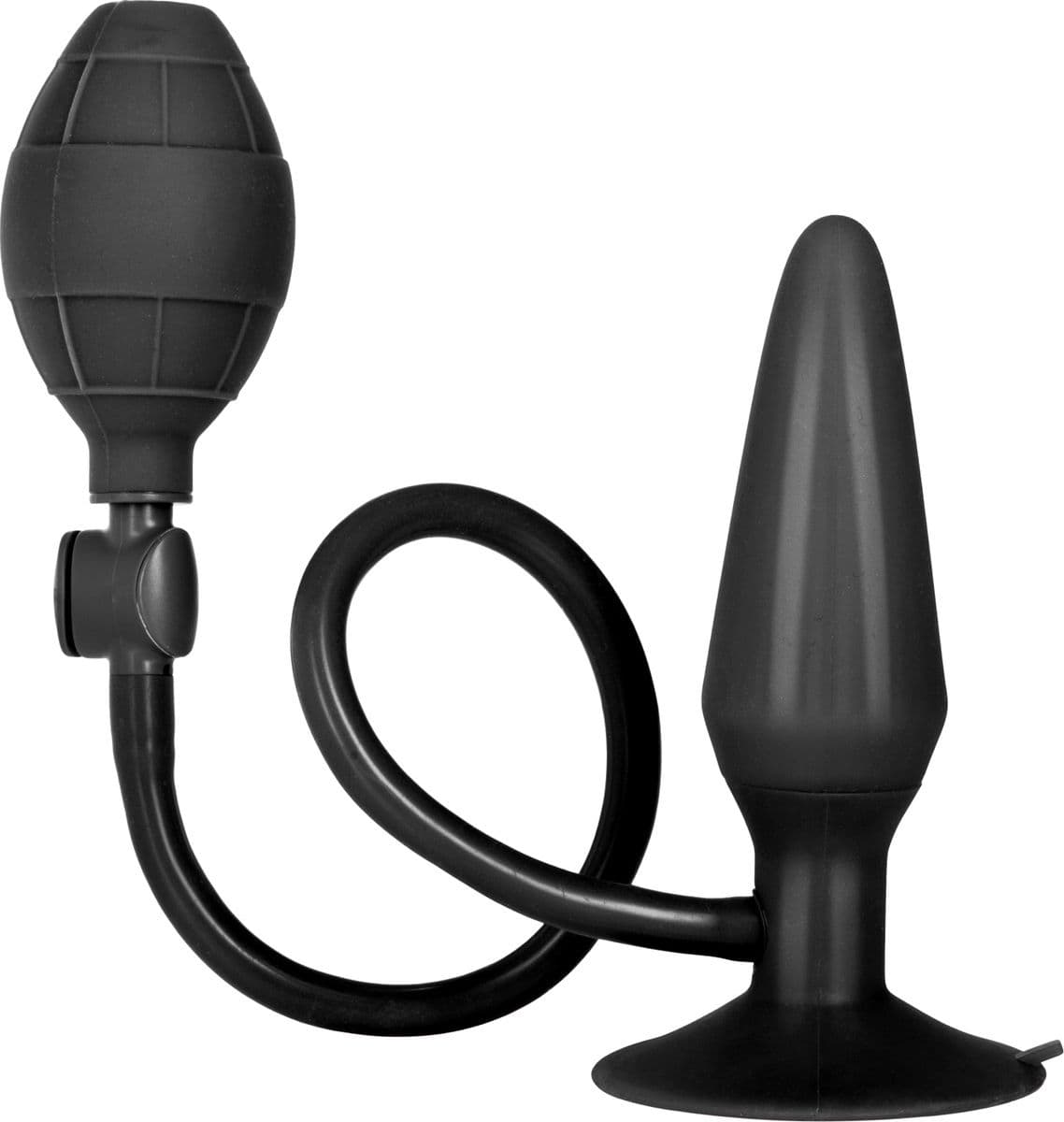 Plug anale gonfiabile Booty Call Medium 11,5 cm stimolatore prostatico ventosa - 7