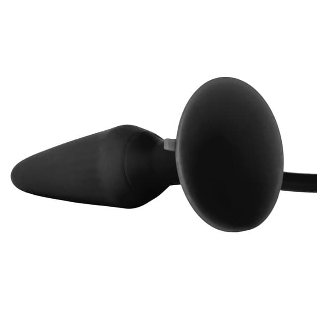 Plug anale gonfiabile Booty Call Medium 11,5 cm stimolatore prostatico ventosa - 8