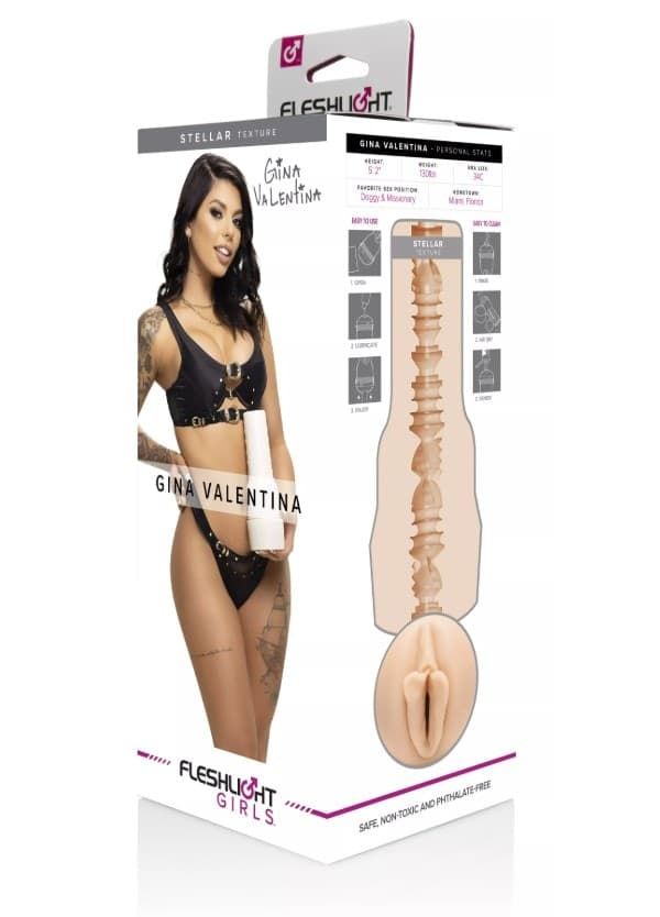 Masturbatore uomo Fleshlight vagina Gina Valentina Stellar texture - 3